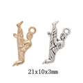 Zinc Alloy Athlete Charm Pendant for DIY Necklace Bracelet Jewelry Making view 1