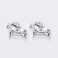 Antique Silver Zinc Alloy Horse Rider Charm Pendant for DIY Necklace Bracelet Jewelry Making view 1