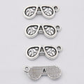 Zinc Alloy Sunglasses Charm Pendant for DIY Necklace Bracelet Jewelry Making view 4