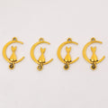 Zinc Alloy Crescent Moon Charm Pendant No.197966 for DIY Necklace Bracelet Jewelry Making view 2