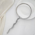 European American Vintage Wrapped Necklace Heavy Metal Irregular Snake Bone Choker view 2