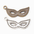 Zinc Alloy Mask Charm Pendant for DIY Necklace Bracelet Jewelry Making view 4