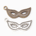 Zinc Alloy Mask Charm Pendant for DIY Necklace Bracelet Jewelry Making view 1