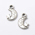 Zinc Alloy Crescent Moon Charm Pendant No.513453 for DIY Necklace Bracelet Jewelry Making view 2