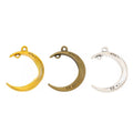 Zinc Alloy Crescent Moon Charm Pendant No.513775 for DIY Necklace Bracelet Jewelry Making view 5