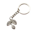 Zinc Alloy Minimalist Leaf Keychain Bag Charm Key Ring view 5