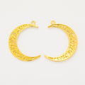 Zinc Alloy Moon Charm Pendant No.941478 for DIY Necklace Bracelet Jewelry Making view 2