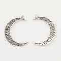 Zinc Alloy Moon Charm Pendant No.941478 for DIY Necklace Bracelet Jewelry Making view 3