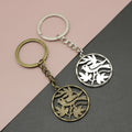 Zinc Alloy Round Floral Bird Keychain Bag Charm Fashion Accessory view 1