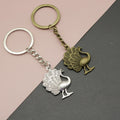 Zinc Alloy Simple Peacock Keychain Bag Charm Gift view 1