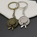Zinc Alloy Simple Hat Keychain Bag Charm Gift – Antique Copper view 3