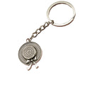 Zinc Alloy Simple Hat Keychain Bag Charm Gift – Antique Copper view 5