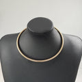 Statement Heavy Metal Style Snake Bone Choker Necklace Minimalist Elastic Collarbone Chain view 2