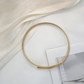 Statement Heavy Metal Style Snake Bone Choker Necklace Minimalist Elastic Collarbone Chain view 1