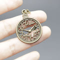 Metal Clock Keychain Bag Charm Gift view 4
