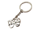 Metal Mask Keychain Bag Charm – Antique Copper view 5