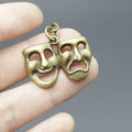 Metal Mask Keychain Bag Charm – Antique Copper view 4