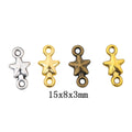 Zinc Alloy Five-point Star Charm Pendant No.255572 for DIY Necklace Bracelet Jewelry Making view 1