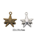 Zinc Alloy Pentagon Charm Pendant No.291863 for DIY Necklace Bracelet Jewelry Making view 1