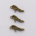 Zinc Alloy High Heel Charm Pendant for DIY Necklace Bracelet Jewelry Making view 2