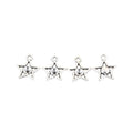 Zinc Alloy Five-point Star Charm Pendant for DIY Necklace Bracelet Jewelry Making view 3