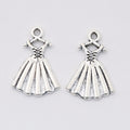 Zinc Alloy Dress Charm Pendant for DIY Necklace Bracelet Jewelry Making view 3