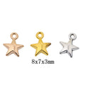 Zinc Alloy Star Charm Pendant No.029940 for DIY Necklace Bracelet Jewelry Making view 1