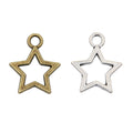 Zinc Alloy Star Charm Pendant for DIY Necklace Bracelet Jewelry Making view 4