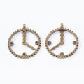 Zinc Alloy Clock Gear Charm Pendant No.158725 for DIY Necklace Bracelet Jewelry Making view 3