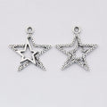 Zinc Alloy Pentagon Charm Pendant for DIY Necklace Bracelet Jewelry Making view 2