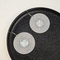 Creative Vinyl Record Disc Acrylic Alloy Drop Earrings For Women Geometric Round Letter Charm Earrings view 2