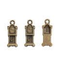 Zinc Alloy Clock Charm Pendant No.525649 for DIY Necklace Bracelet Jewelry Making view 2