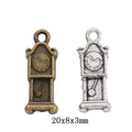 Zinc Alloy Clock Charm Pendant No.525649 for DIY Necklace Bracelet Jewelry Making view 1