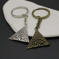Zinc Alloy Pyramid Eye Keychain Bag Charm Gift view 4