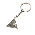 Zinc Alloy Pyramid Eye Keychain Bag Charm Gift view 5