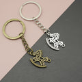 Zinc Alloy Rocking Horse Keychain Bag Charm Gift view 1