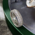 Unisex Hip Hop Micro Pave Ring, Personalized Niche Fashion Jewelry With Premium Look view 2