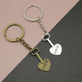 Zinc Alloy Shovel Keychain Tool Gift Key Ring view 1