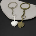 Zinc Alloy Shovel Keychain Tool Gift Key Ring view 4