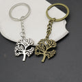 Metal Peace Tree Keychain Nature Bag Charm Gift view 4