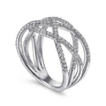 European American Thorn Cross Ring, Light Luxury Hollow Out Hip Hop Street Style Versatile Finger Ring view 2