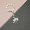 Metal Elephant Keychain Bag Charm (5402) view 1