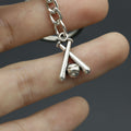 Metal Simple Baseball Keychain For Sports Gift Key Ring view 3