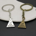 Zinc Alloy I Love Hiking Keychain For Outdoor Gift view 3