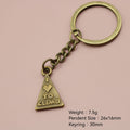 Zinc Alloy I Love Hiking Keychain For Outdoor Gift view 2
