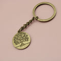 Metal Double Sided Tree Of Life Keychain Key Ring Gift view 6