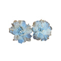 Korean Style Alloy Flower Mesh Stamen Stud Earrings Sweet Summer Floral Ear Jewelry view 5