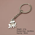 Zinc Alloy Frog Keychain for Bag Charm Gift view 2