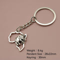 Metal Elephant Keychain For Bag Charm Key Ring Gift view 2