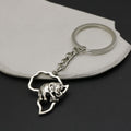 Metal Elephant Keychain For Bag Charm Key Ring Gift view 4